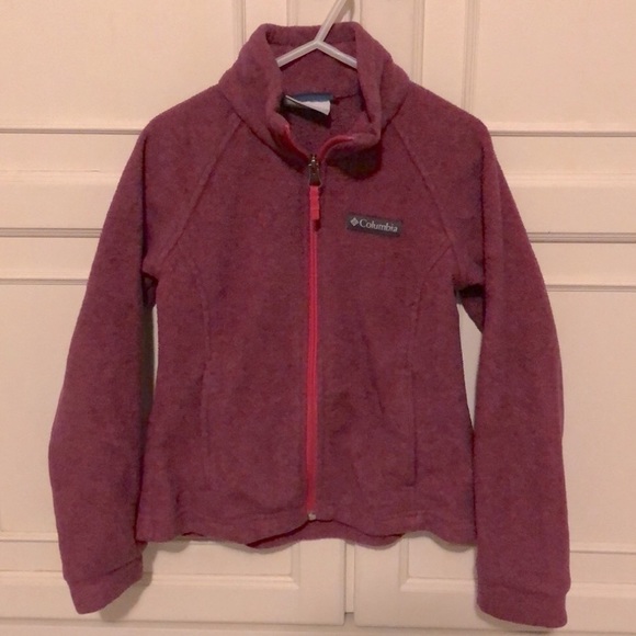 Columbia Raspberry Sweater Fleece Zip Front Jacket - Picture 8 of 8